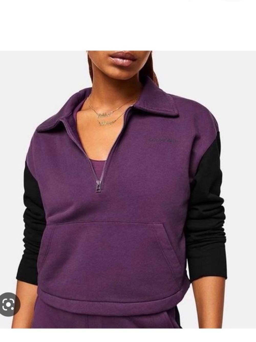 Outdoor Voices Crop Half-Zip Pullover